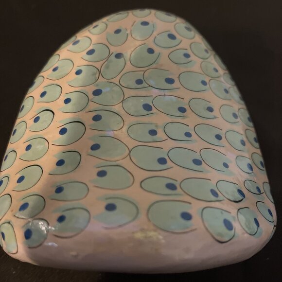 Vintage Older Signed Mexico Paper Mache OWL Figure Mexican Folk Art Bird - Picture 8 of 14